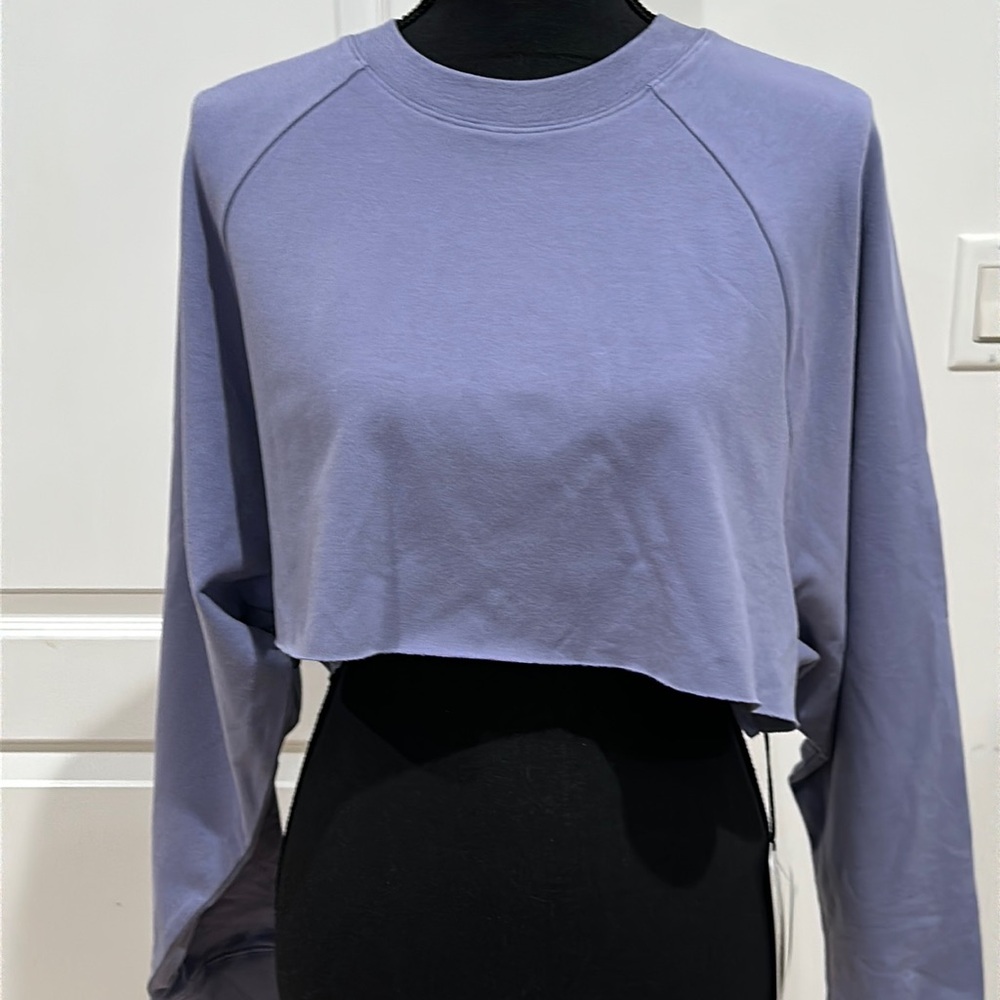 ALO Yoga double take modal Cotton Pullover Size small